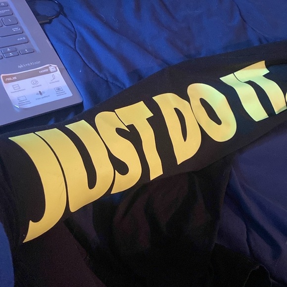 Nike Black and Yellow Athletic Pants - Picture 3 of 3